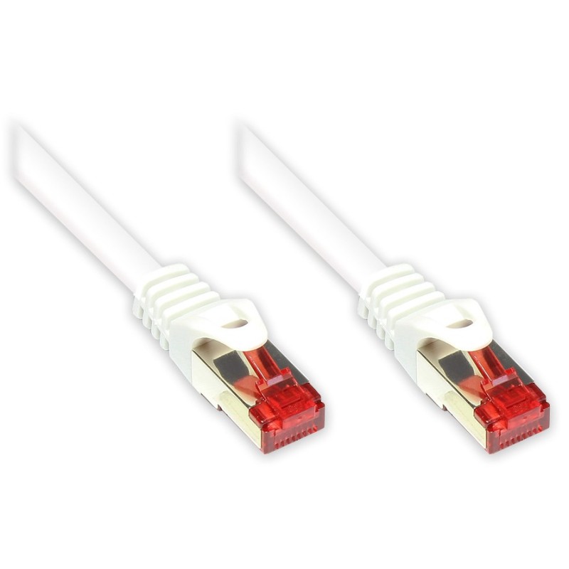 Good Connections 0,25m RNS Patchkabel CAT6 S/FTP PiMF Bianco